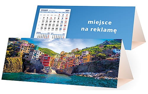 kalendarze biurkowe - piramidki - wzór KP3-009