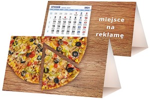 Kalendarze biurkowe - PIRAMIDKA standard - wzór KP2-122