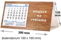kalendarze biurkowe - piramidki - wzór KP2-122