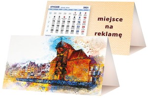 Kalendarze biurkowe - PIRAMIDKA standard - wzór KP2-123
