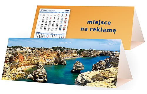 kalendarze biurkowe - piramidki - wzór KP3-011