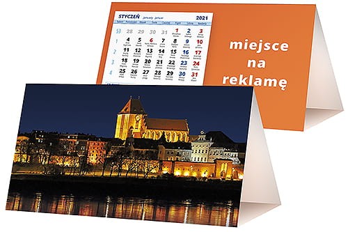 kalendarze biurkowe - piramidki - wzór KP2-127