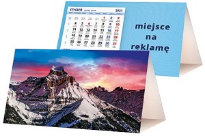 Kalendarze biurkowe - PIRAMIDKA standard - wzór KP2-128