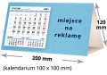 kalendarze biurkowe - piramidki - wzór KP2-128