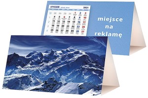 Kalendarze biurkowe - PIRAMIDKA standard - wzór KP2-130