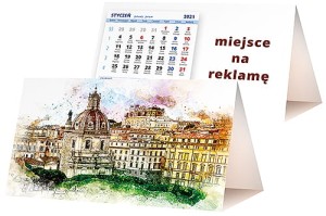 Kalendarze biurkowe - PIRAMIDKA standard - wzór KP2-132