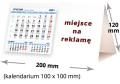 kalendarze biurkowe - piramidki - wzór KP2-132