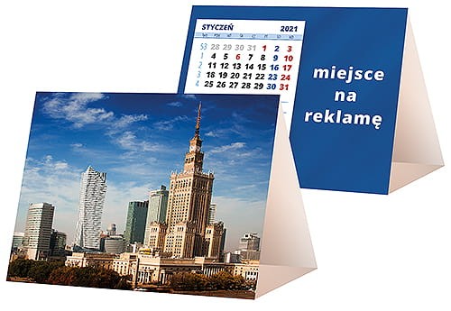 kalendarze biurkowe - piramidki - wzór KP1-002