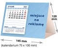 kalendarze biurkowe - piramidki - wzór KP1-007