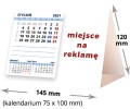 kalendarze biurkowe - piramidki - wzór KP1-010