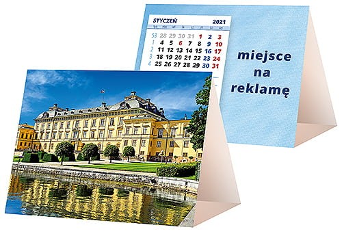 kalendarze biurkowe - piramidki - wzór KP1-014