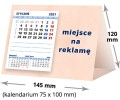 kalendarze biurkowe - piramidki - wzór KP1-016
