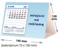 kalendarze biurkowe - piramidki - wzór KP1-018