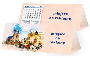 Kalendarze biurkowe - PIRAMIDKA duża - wzór KP3-016