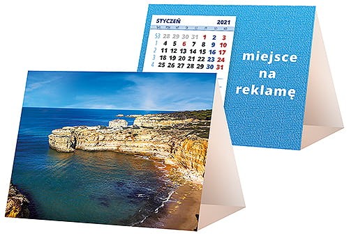 kalendarze biurkowe - piramidki - wzór KP1-024