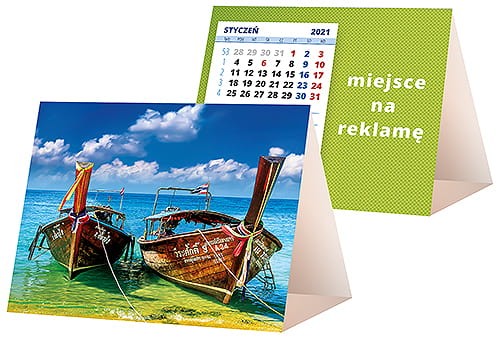 kalendarze biurkowe - piramidki - wzór KP1-025