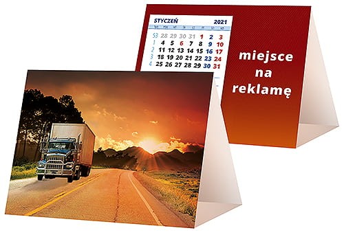 kalendarze biurkowe - piramidki - wzór KP1-026
