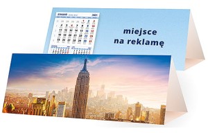 Kalendarze biurkowe - PIRAMIDKA duża - wzór KP3-018
