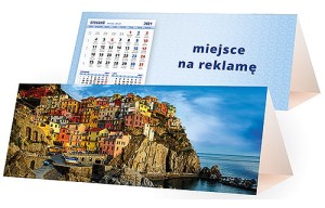 Kalendarze biurkowe - PIRAMIDKA duża - wzór KP3-019