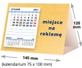 kalendarze biurkowe - piramidki - wzór KP1-029