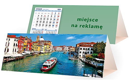 kalendarze biurkowe - piramidki - wzór KP3-020