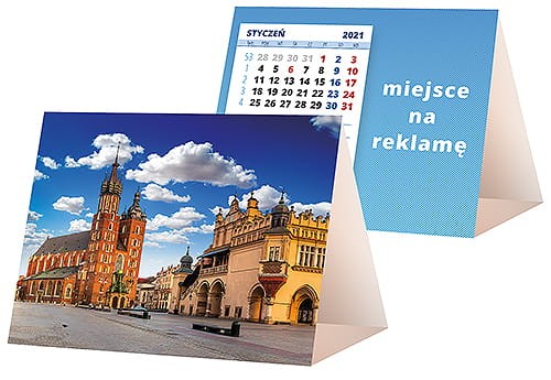 kalendarze biurkowe - piramidki - wzór KP1-032
