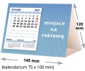 kalendarze biurkowe - piramidki - wzór KP1-032