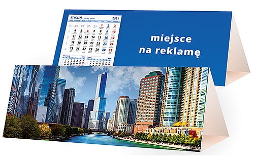 kalendarze biurkowe - piramidki - wzór KP3-021