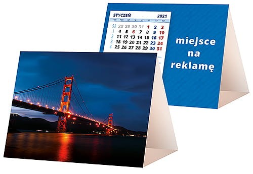 kalendarze biurkowe - piramidki - wzór KP1-034