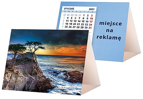 kalendarze biurkowe - piramidki - wzór KP1-035