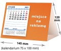 kalendarze biurkowe - piramidki - wzór KP1-036