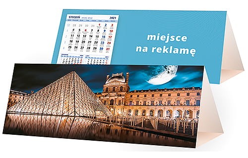 kalendarze biurkowe - piramidki - wzór KP3-023