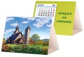 kalendarze biurkowe - piramidki - wzór KP1-037