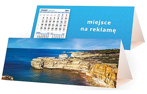 kalendarze biurkowe - piramidki - wzór KP3-024