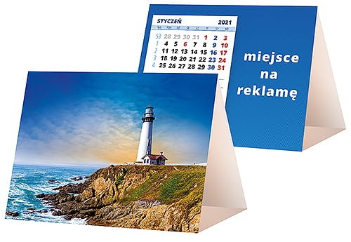kalendarze biurkowe - piramidki - wzór KP1-039