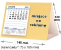 kalendarze biurkowe - piramidki - wzór KP1-040