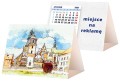 kalendarze biurkowe - piramidki - wzór KP1-041