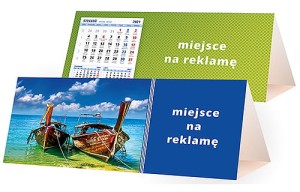 Kalendarze biurkowe - PIRAMIDKA duża - wzór KP3-025