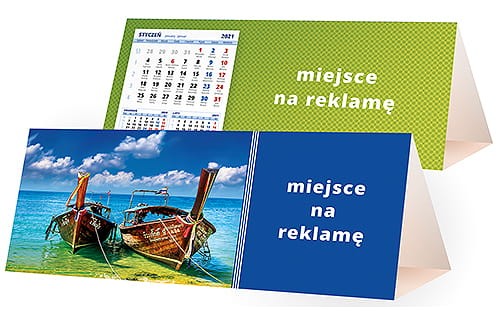 kalendarze biurkowe - piramidki - wzór KP3-025