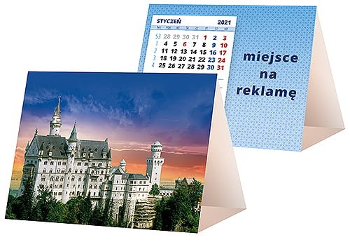 kalendarze biurkowe - piramidki - wzór KP1-042