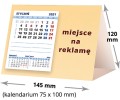 kalendarze biurkowe - piramidki - wzór KP1-045