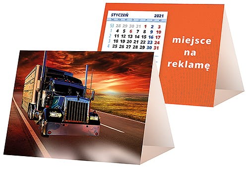 kalendarze biurkowe - piramidki - wzór KP1-048