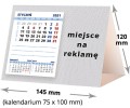 kalendarze biurkowe - piramidki - wzór KP1-049