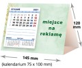 kalendarze biurkowe - piramidki - wzór KP1-053