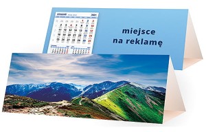 Kalendarze biurkowe - PIRAMIDKA duża - wzór KP3-031