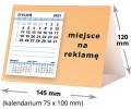 kalendarze biurkowe - piramidki - wzór KP1-055