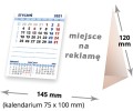 kalendarze biurkowe - piramidki - wzór KP1-056