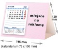 kalendarze biurkowe - piramidki - wzór KP1-058