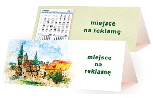 Kalendarze biurkowe - PIRAMIDKA duża - wzór KP3-033