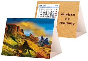Kalendarze biurkowe - PIRAMIDKA mała - wzór KP1-060